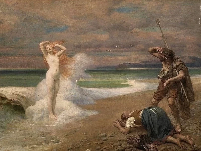 1846-Paul-Joseph Blanc - La nascita di Venere